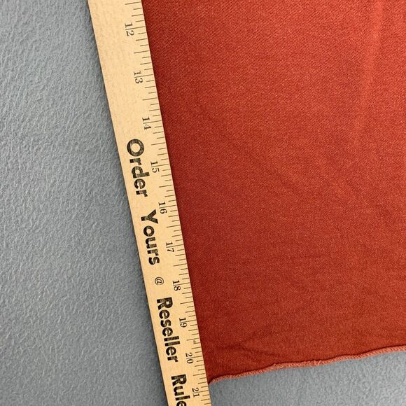 Nike Yoga Luxe Womens Small Cropped Fleece Pants Fall Brown Wide Leg Stretch - Picture 8 of 16